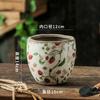 Vase Vintage Ceramic Desktop DecorationOutdoor Garden Special Flower Pot Home Indoor Breathable Creative PastoralStyle HighSense