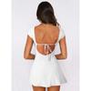 Women's Slim Sexy Short Backless Lace-Up Dresses