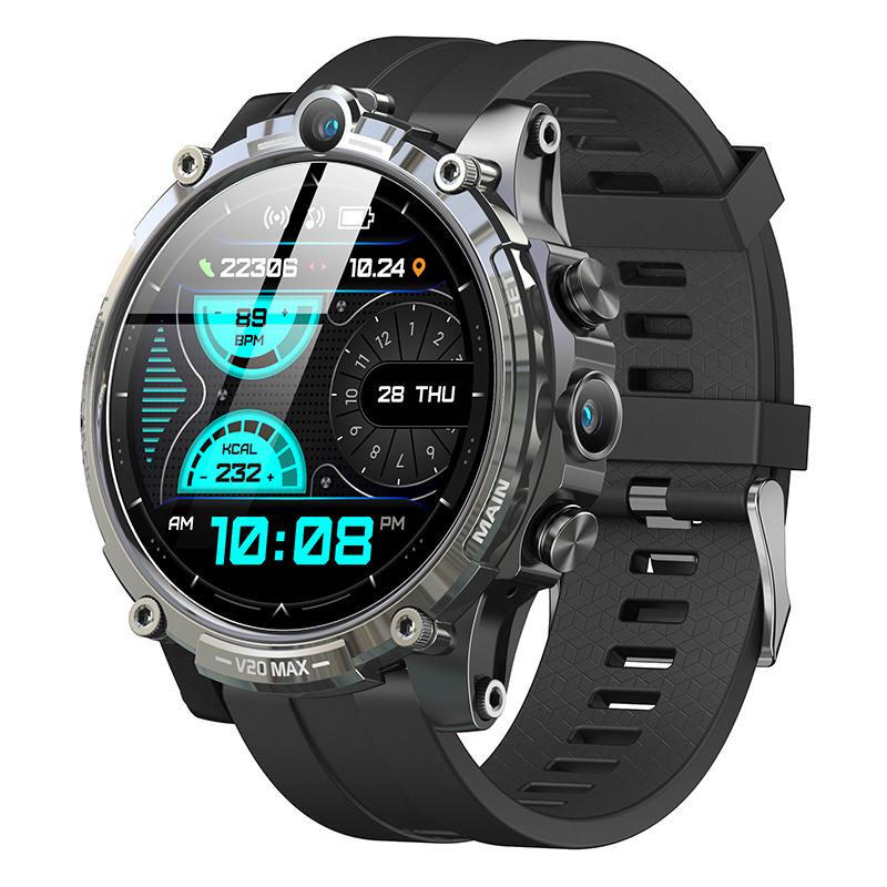 Face ID 2+16G SIM Card Smart Watch 4G Full Netcom BT/WIFI/GPS Android Dual Camera Internet Game Multifunctional Sports Watch