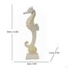 Seahorse Statue Resin Figurine Collectible, Home Decor Creative Delicate Sculpture Tabletop Ornament