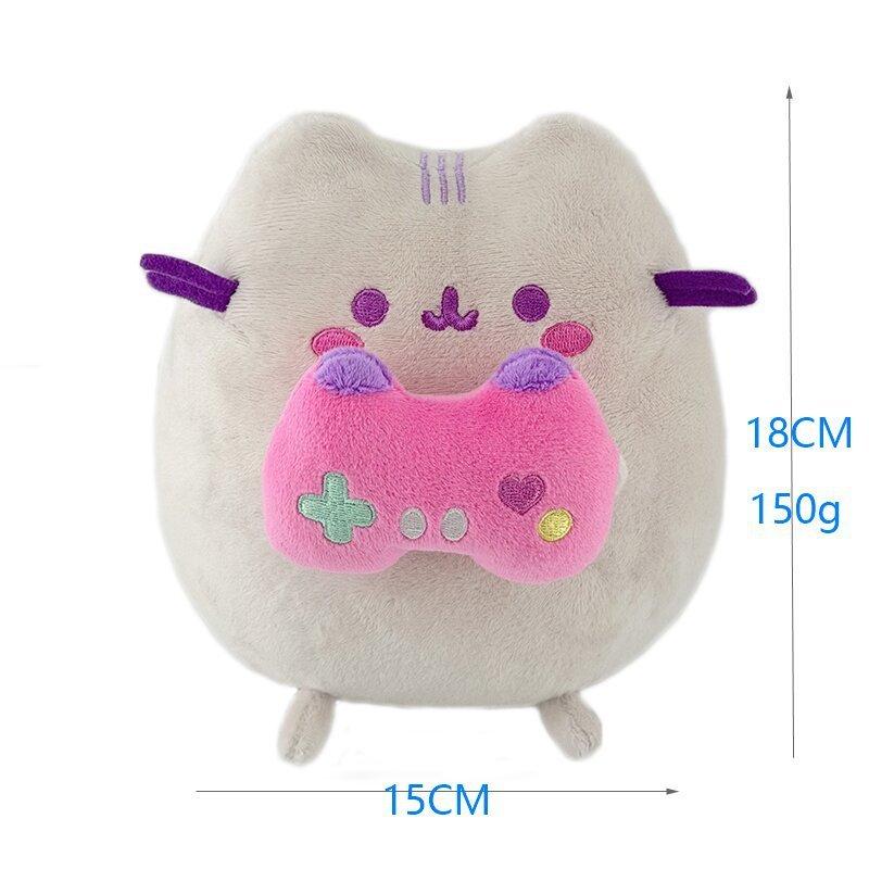 Cuter Pusheen Cat Plush Toy With Game Handle For Kids And Collectors