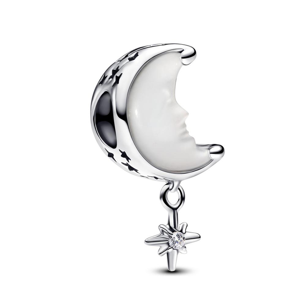 Серия 'Новолуние и Звезда' Удача Мерцание Солнце Подвески Для Браслета Originalcharms Шарм Медный Женские Украшения Своими Руками