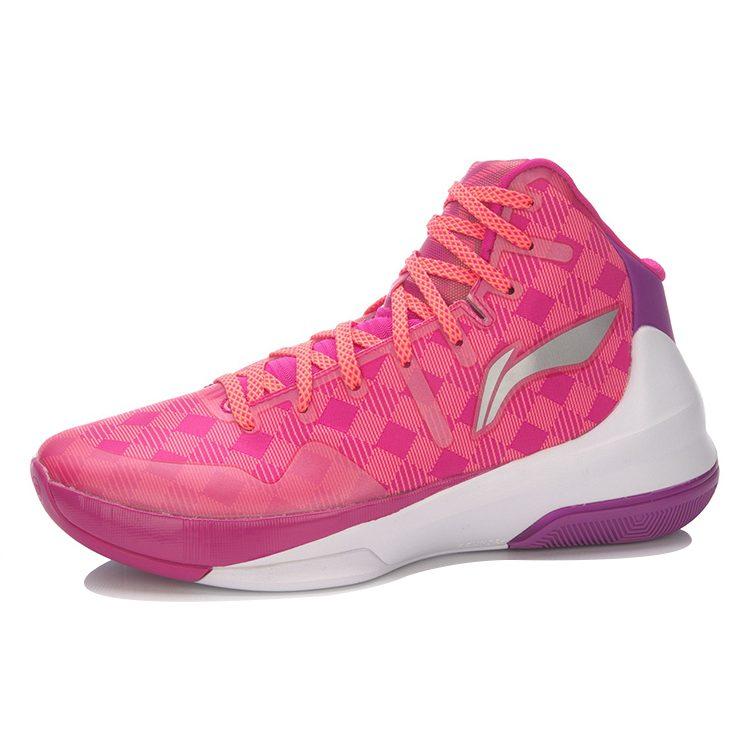 Баскетбольные кроссовки Li Ning Speed 3 High top Унисекс Розово-фиолетовые ABAL039-6