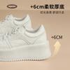 Остин маленькие белые туфли женские 2025 новая осень легкие повседневные туфли на платформе-маффин спортивная обувь