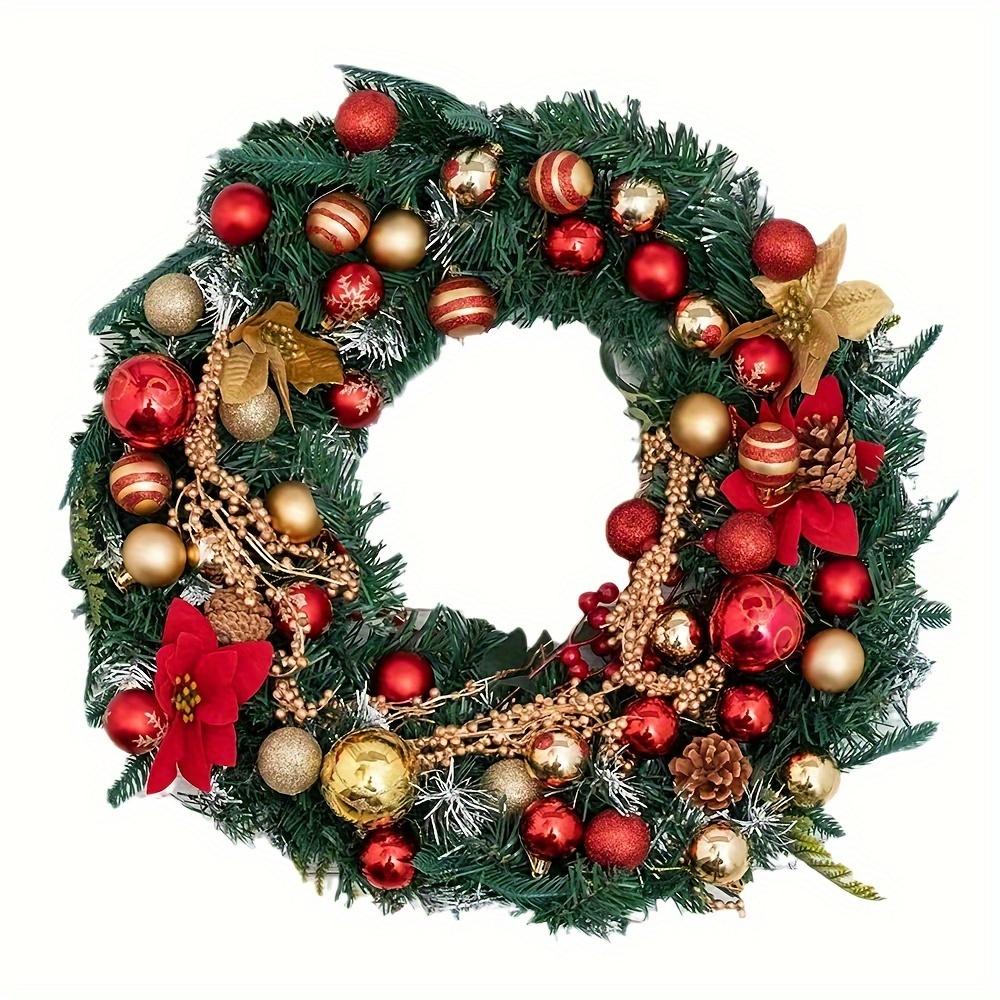 Набор из 50 классических рождественских украшений, 4 см гальванизированные расписные праздничные декоративные шары для елки на Хэллоуин, День святого Валентина и День благодарения