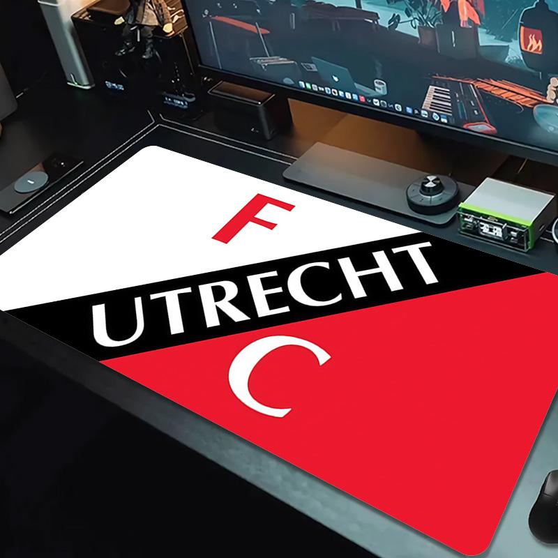 FC Utrecht Print Cushion Non-slip Laptop Tablet Big Mousepad XXL Mat Mini PC Playmat With Lock edge