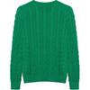 Polo Ralph Lauren Ss22 Solid Color Logo Embroidered Cable Knit Sweater Men Sweater Green 710775885-042