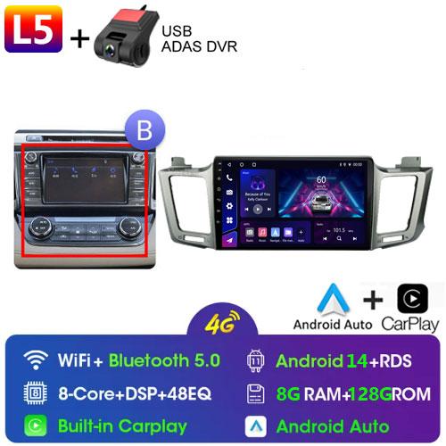Для Toyota RAV4 Rav 4 XA40 2012 - 2018 Android Car Radio Multimidia Video Player Navigation GPS Carplay Touch Screen Auto Stereo