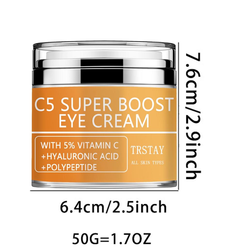Vitamin C+Xanthan+Polyethylene Glycol Eye Cream Remove Eye Bags Puffiness Dark Circles Whitening  Moisturizing Eyes Skin Care Face Care