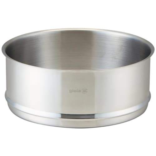 Mannen Gioia 24cm Stainless Steel Steamer, for Steamers, Casseroles, and Pots (XC-ST24)