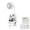Funny Toilet Desktop Fan with Quiet Motor Adjustable USB Rechargeable Desk Fan Cooling Tool Portable Cooling Fan for 5V14500mAh