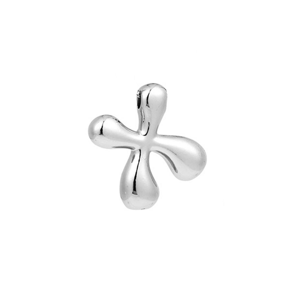 Креативное ожерелье-подвеска с буквами-пузырями A-Z для женщин Посеребренное Массивные ожерелья из нержавеющей стали Подарок