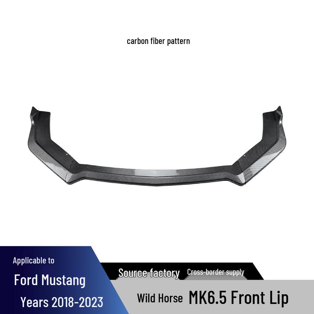 Передний бампер Ford Mustang Губа и Защитные накладки-сплиттеры Модификация