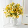 Silk Artificial Flowers Wedding Home Room Decor Nuptial High Quality Outdoor Yard Bride Bouquet Vase Craft Photography Prop Gift