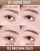 Glow Brow Liner in Brow Liner Korean Cosmetics Brown [Bling Official] (2 1) / 2-Color 4.2g (02 Duo)