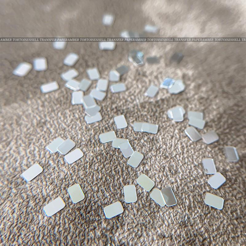 Square Shiny Nail Sequins Boxed Glitter Decorations Simple Luxury Style Art