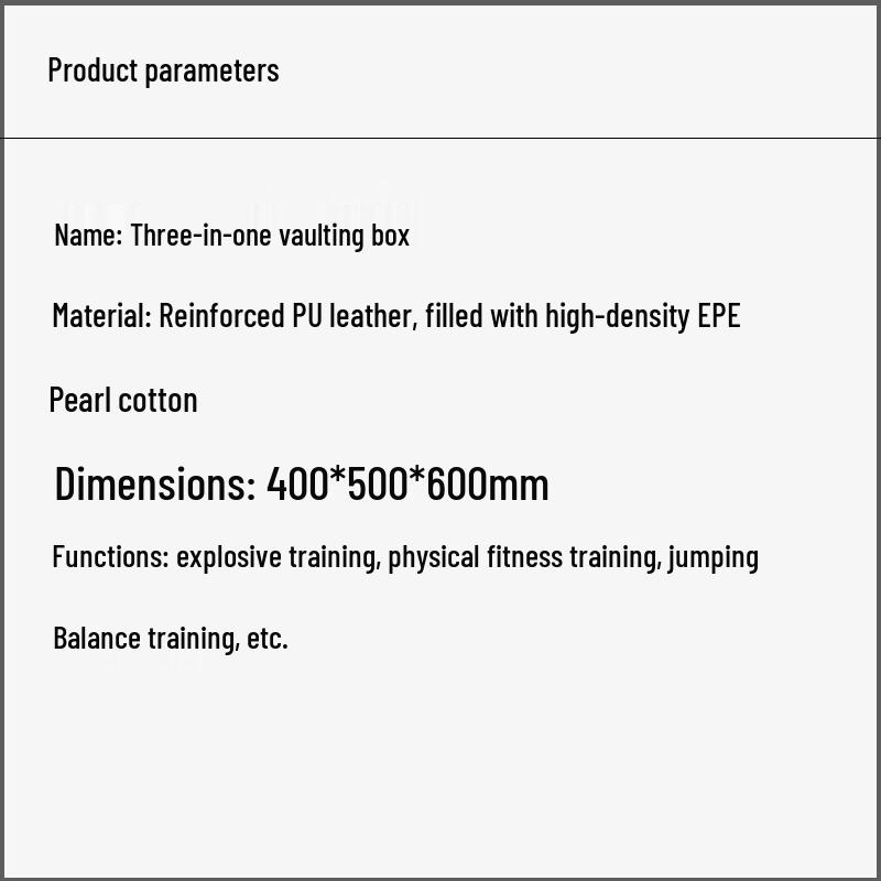 Cybotek 3-in-1 Plyometric Foam Jump Box