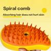 Паровая щетка для собак, массажная расческа, встроенный электрический спрей, мягкая силиконовая щетка для удаления шерсти домашних животных, щетка для красоты домашних животных