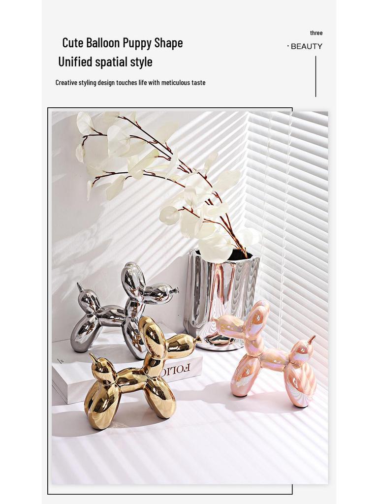 Роскошный винный шкаф «Северное сияние» и фигурка щенка для гостиной и офиса