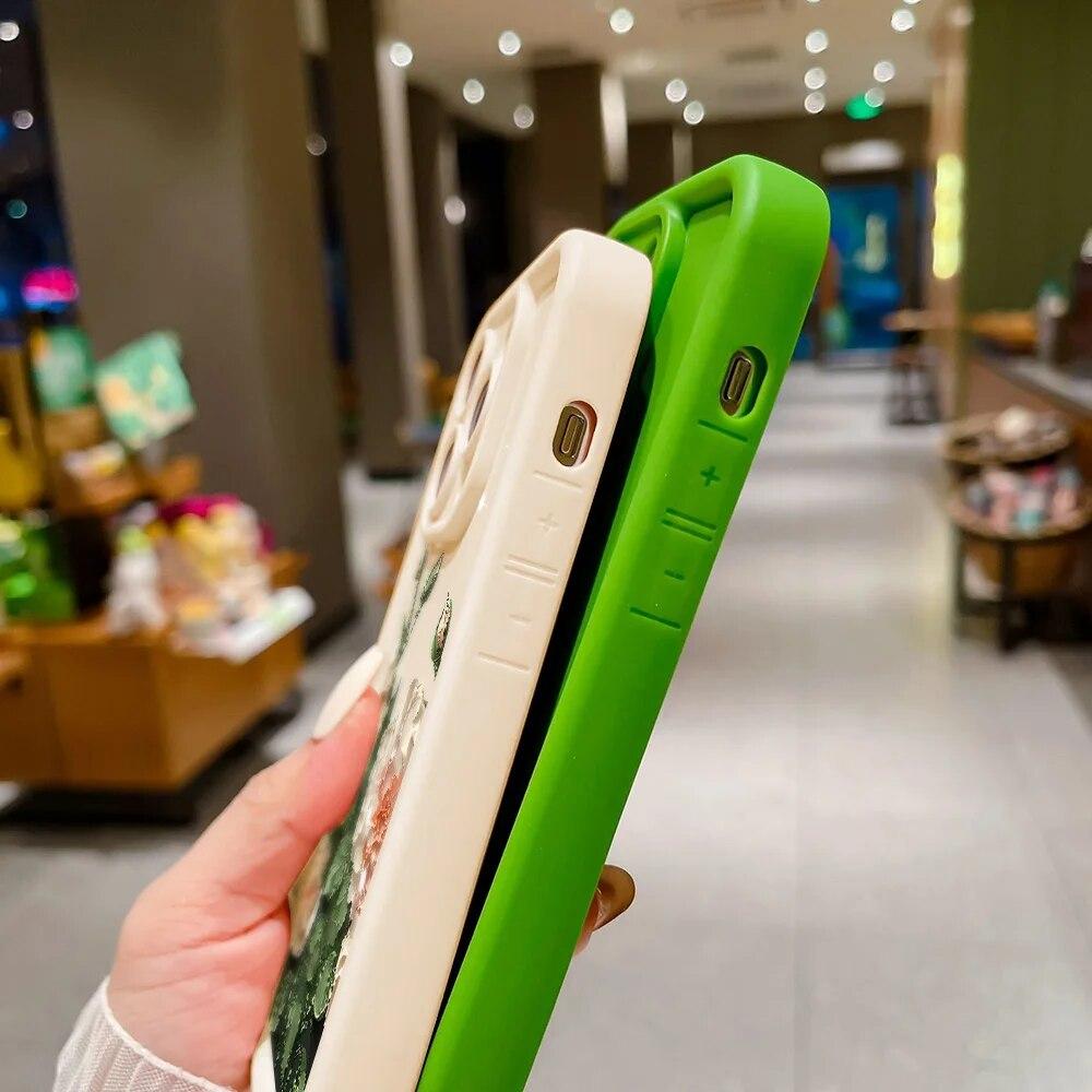 Чехол для телефона с цветком розы для iPhone 11, чехол для iPhone 13 15 Pro 12 14 Pro Max XR XS Max X 7 8 Plus SE, мягкий силиконовый чехол ярких цветов