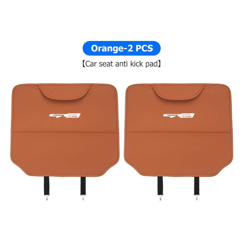 cnwhjg1 Car Seat Back Storage Rear Anti-Wear Backrest Anti-kick Pad For KIA Proceed Sorento Cerato Optima Sportage Ceed Niro Soul