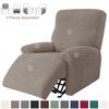 4Pcs/Set Nordic Recliner Sofa Cover 1Seater Jacquard Anti-Slip Armchair Slipcover Relax Home Single Couch Covers For Living Room