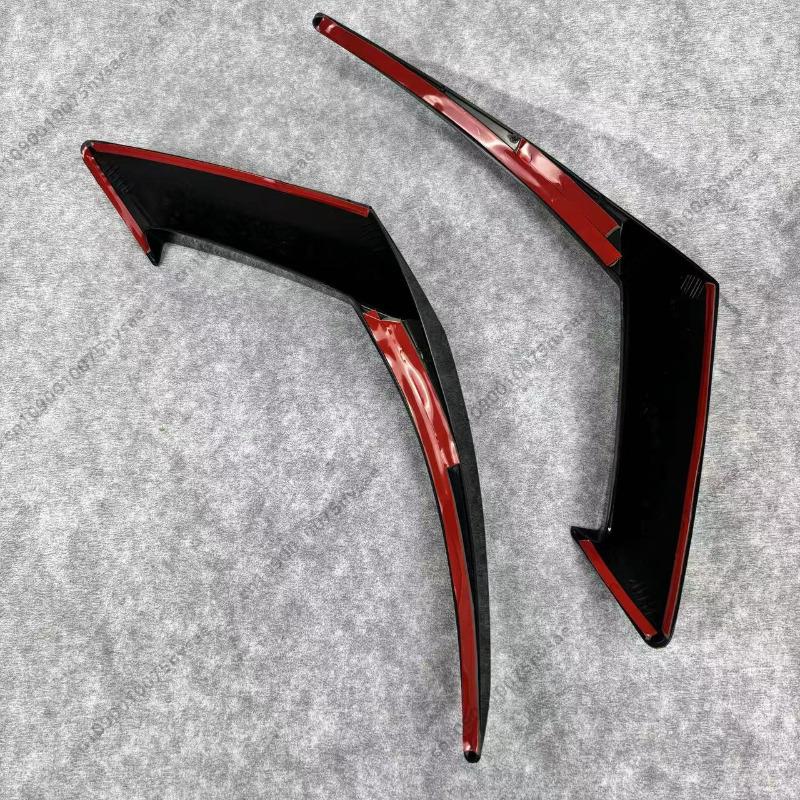 For Skoda Octavia RS Sedan / Combi Estate MK4/ MK4 Facelift 2020-2025 Rear Side Splitter Bumper Side Air Vent Canard Spoiler