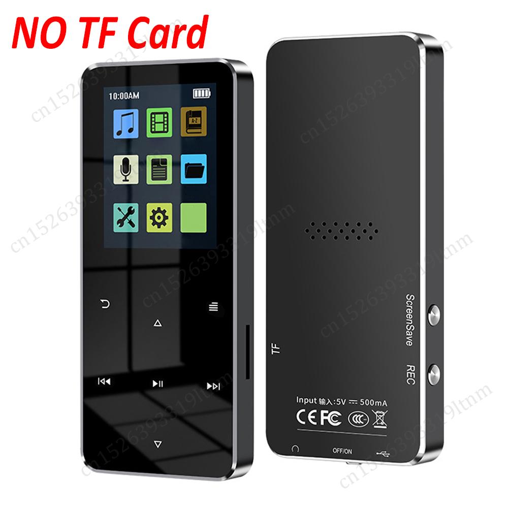 1,8-дюймовый MP3 MP4 музыкальный плеер HiFi Bluetooth 5.0 студенческий Walkman с FM-будильником Электронная книга Спорт Бег Ходьба Музыка Play