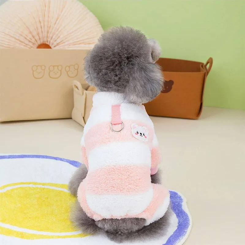 Winter Warm Dog Jumpsuit Soft Fleece Dog Clothes for Small Medium Dogs Chihuahua Clothes French Bulldog Costume Yorkie Outfits