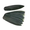 100Pcs Sushi Bamboo Leaves Sashimi Dish Leaf Ornament Home Decor Serving Disposable Plates Artificial Fake Grass