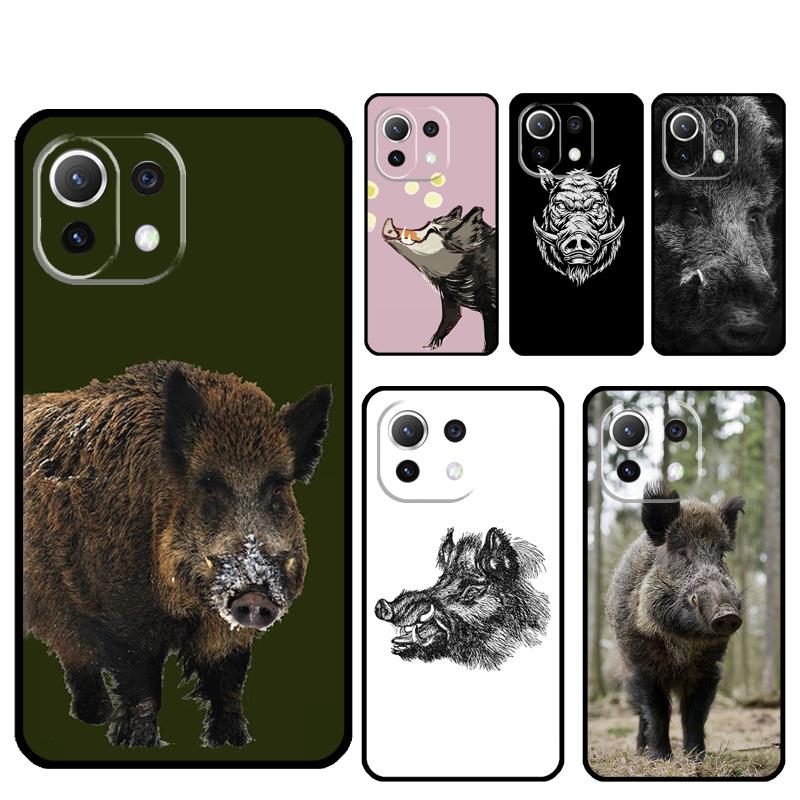 Wild Boar Cover For Xiaomi 13 14 15 Ultra 11T 12T 13T 14T Pro POCO X7 Pro X3 X5 X6 M6 F5 F6 Pro Case