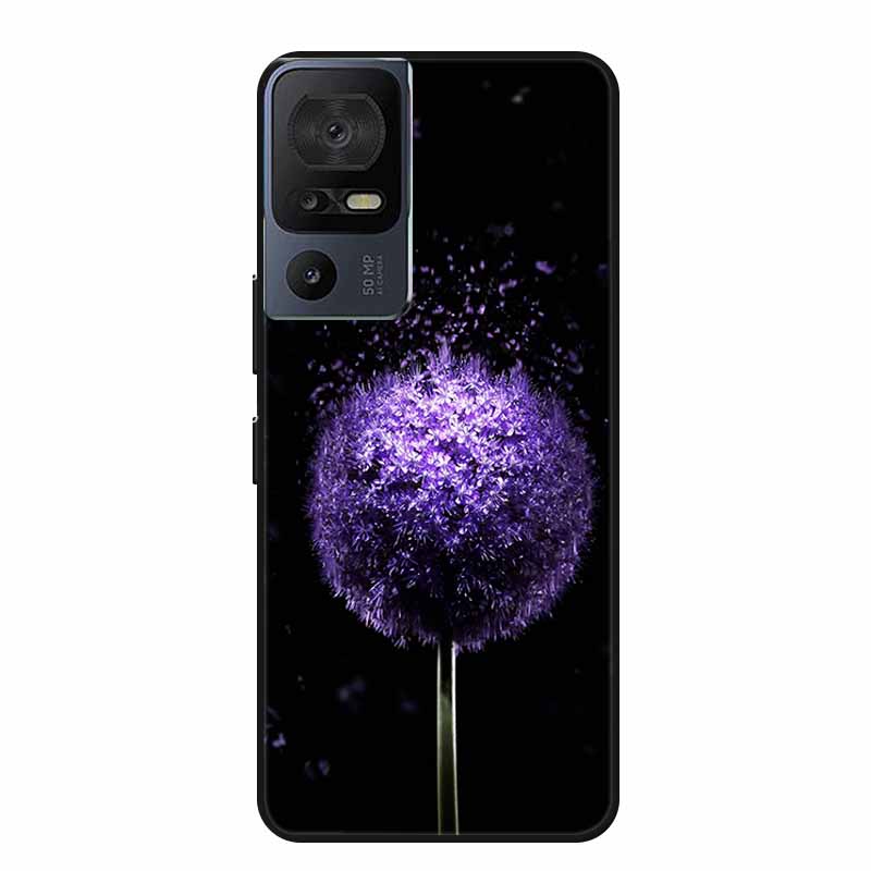 Чехол для телефона TCL 40 SE 40SE Coque Черный Силиконовый Мягкий Задний Чехол-Крышка Для TCL 40 SE Чехол Funda Для TCL40SE Capa 6.75" Оболочка