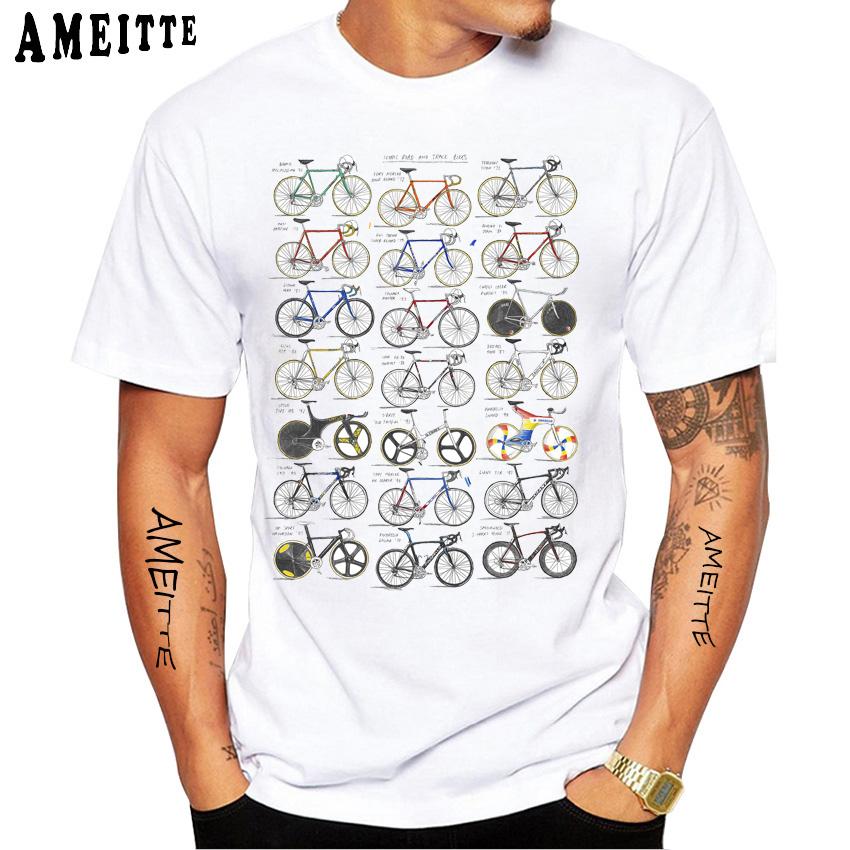 Bikepacking Funny Gear List Design T Shirt Summer Men Short Sleeve Bicycles Sport White Casual Tops