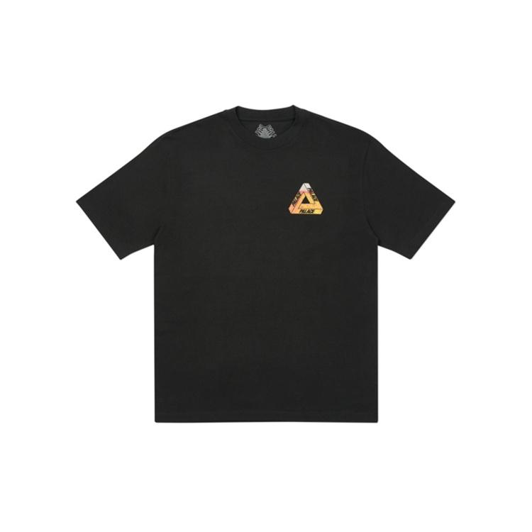 PALACE TRI-Lager Tee Triangle Logo Printing Short Sleeve Unisex Black P19TS219