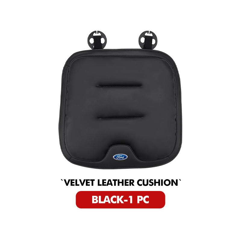 YYQO6 Car Seat Breathable Velour Leather Cushion Cover Accessories For Ford mk2 mk3 Ranger Mondeo mk4 S-MAX Kuga Mustang Fusion