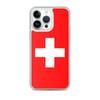 Coque iPhone - Multicolore - Drapeau Suisse - Souple - Plastique Transparent - iPhone 14 Pro Max
