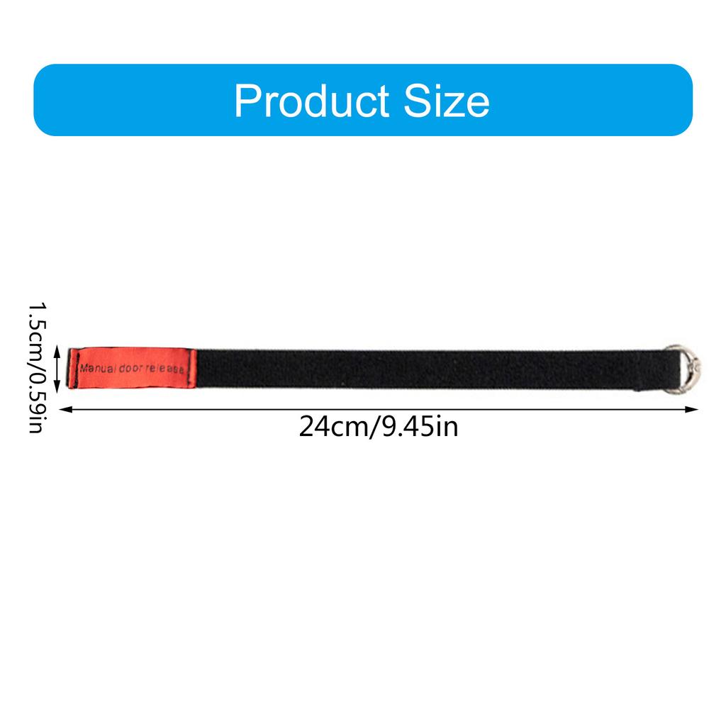 Emergency Car Door Pull Rope Nylon Safety Tool Easy Install Nylon Emergency Escape Rope Simple To Use for Quick Escape