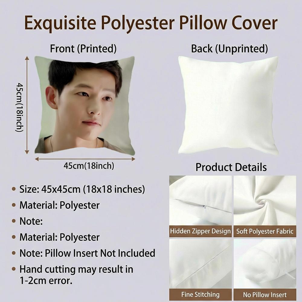 Tv Series Descendants Of The Sun Cushion Cover Decorative Cushions Covers Cover Sofa 50X50 Pillow 4 Piece 45X45 40X40 Pillowcase