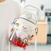 Outdoor Cartoon Leakproof Kids Water Cup Sippy Cup Straw Water Bottles Drink Bottle