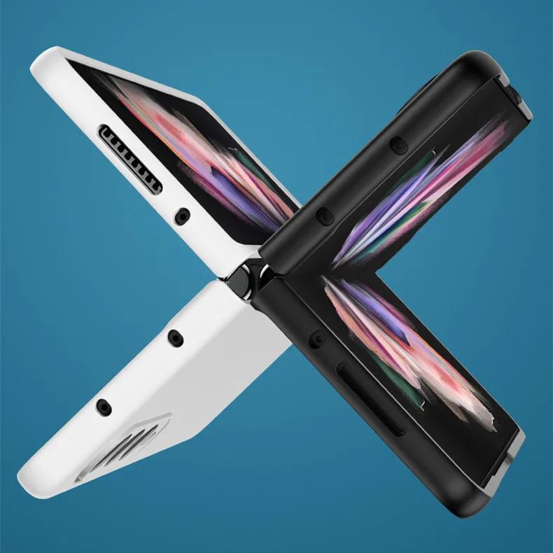 Простой защитный чехол-кейс из ПК для Samsung Galaxy Z Fold7 Fold4 fold6 Fold 7 6 4 5 5G fold5 Fold3 fold2 Fold 3 2 Сумка для телефона Coque