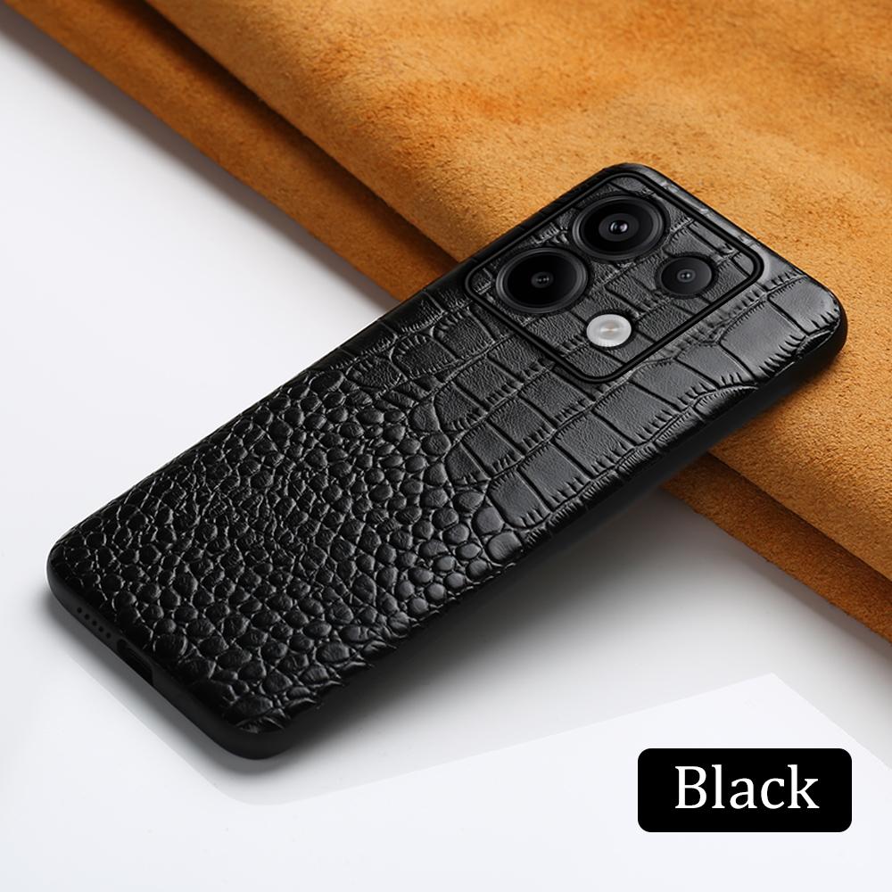 Оригинальный кожаный чехол для телефона из коровьей кожи для Xiaomi Poco X6 Pro Redmi Note 14 13 Pro 5G Mi 14T Pro 14 Ultra Задняя крышка