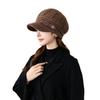 Knitted beret women's autumn and winter warm wool hat fashionable versatile face small cold hat mother hat temperament