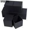 4 шт. Черная подарочная коробка с крышками, крафт-бумага, подарочные коробки для подружек невесты, украшения для галстуков, небольшие подарочные коробки для подарков на рождественскую свадебную вечеринку