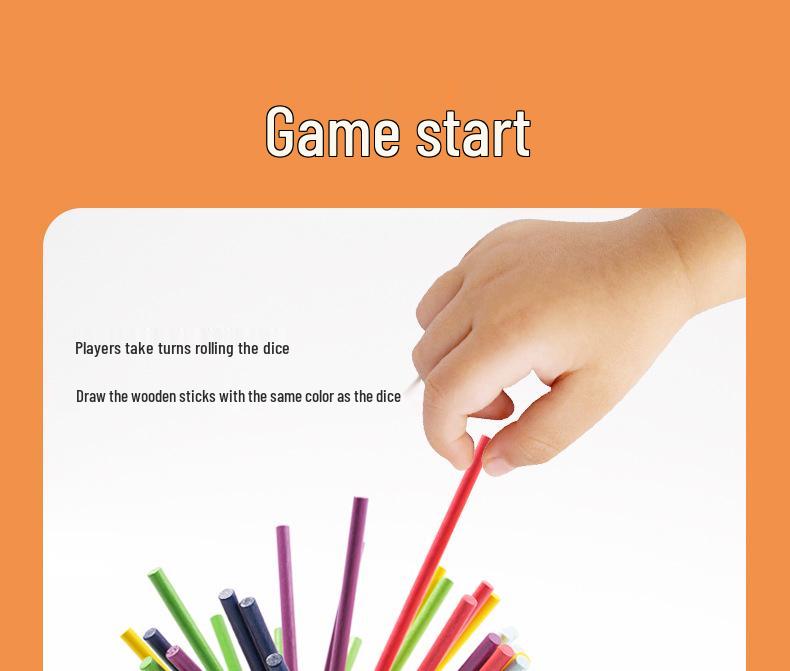 Early Childhood Balance Blocks: Educational Wood Skewers Game