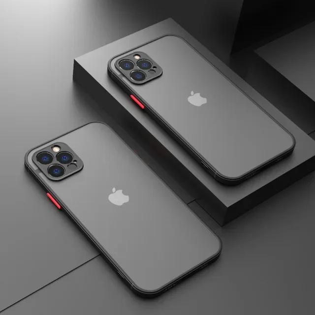 Матовый Чехол Для Телефона Для 14 13 12 15 Pro Max Mini Роскошный Мягкий Силиконовый Ударопрочный Чехол Для 11 XS MAX X XR 7 8 Plus SE