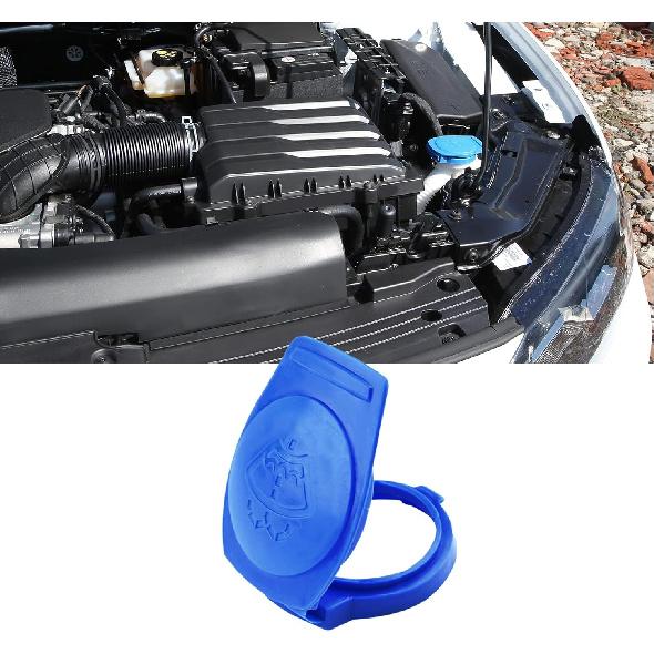 Windshield Wiper Washer Fluid Reservoir Tank Bottle Cap Cover, 3Q0955455 Washer Fluid Cap, Car Accessories Windshield Washer Reservoir Cap Compatible
