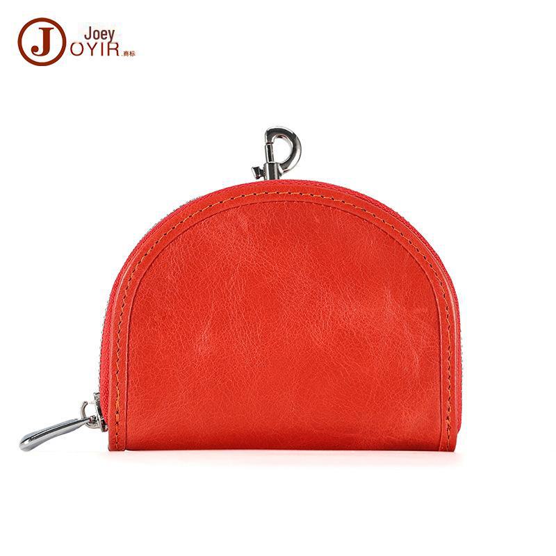 Женский мини-кошелек из натуральной кожи - роскошный летний кошелек из коровьей кожи