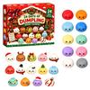 Unique Collectible Toy Advent Christmas Squeeze Dolls 2026 Calendar, 24-Day Dumpling Bun Fidget Party