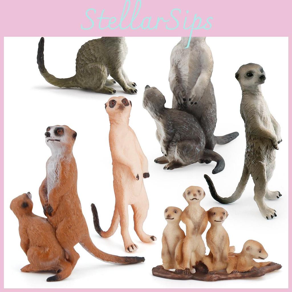 Mongoose Realistic Pvc Animal Model Toy For Kids Learning Gifts Decorations