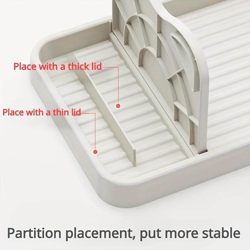Подставка-держатель для крышек кастрюль и сковород, подставка для крышек кастрюль и сковород, подставка для ложек, полка для хранения крышек, лопаток и ложек, кухонные аксессуары